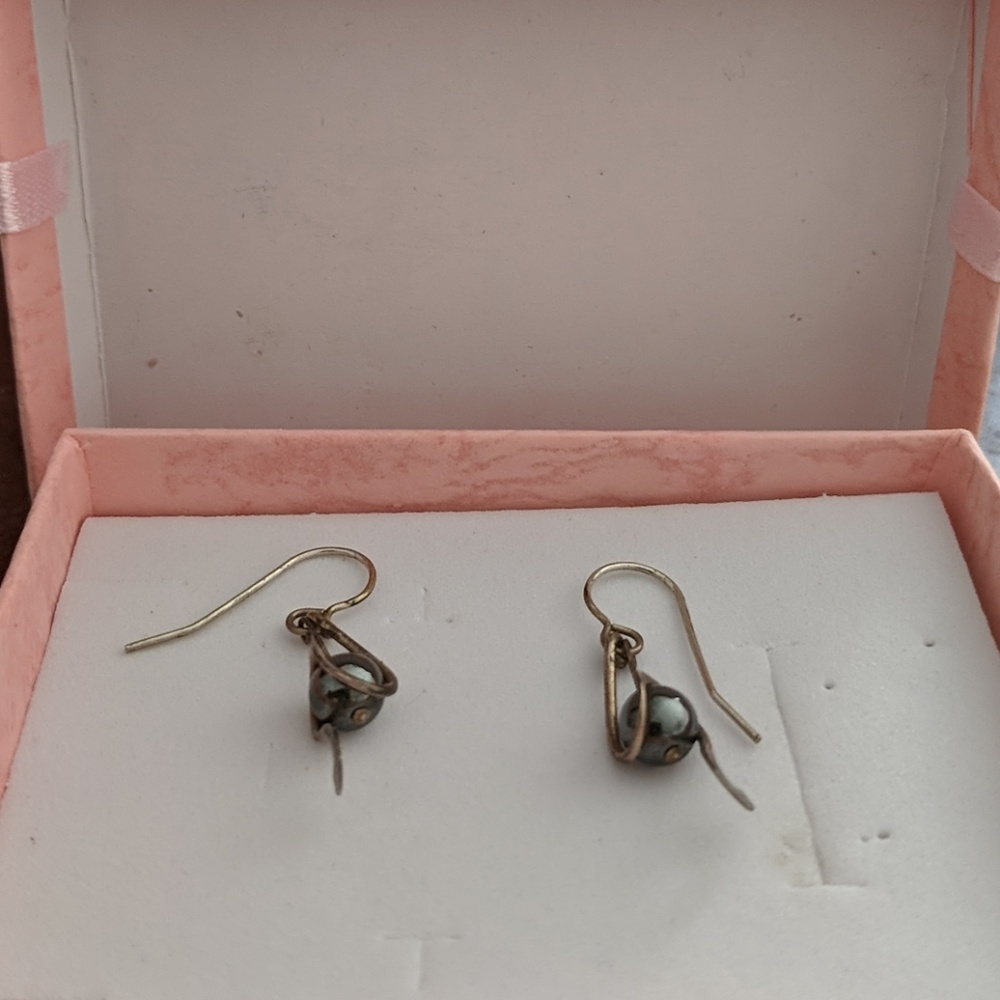 Hematite earrings